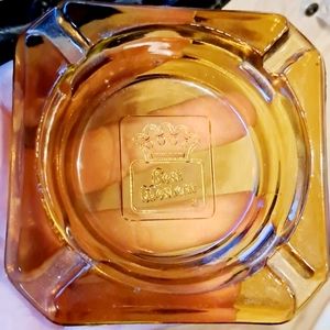 Vintage BEST WESTERN Amber Small Ashtray. Read